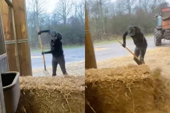 Viraal gaan is ook gaan, maar hooivork in je enkel rammen doet wel pijn