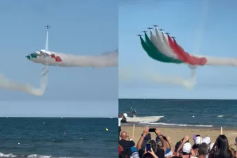 Italiaanse straaljagerpatsers maakten er weer wat moois van tijdens Jesolo Air Show 2025