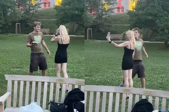 Hij slaapt nu een maand op de bank, maar dat was het waard