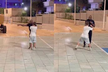 Mannetje in Mallorca wint van bouncer BCM