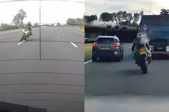 Motorrijder heeft de cursus ‘gevaarlijk inhalen’ ook gehaald