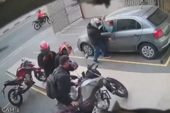 Militair politieagent en motorrijder verijdelen brute overval in São Paulo