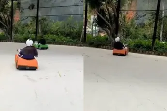 Na een rondje downhill karting in Da Lat heb je een schone onderbroek nodig