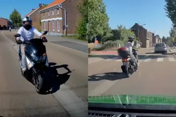 Motormuisje gaat helemaal parra tijdens ritje door doodsaaie Bilzen-Hoeselt