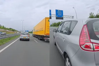 Actie van motorrijder met kort lontje ontploft in z’n gezicht