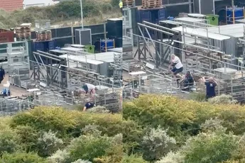 Indringer probeert binnen te komen bij Grand in Zandvoort, maar dat gaat FOUT