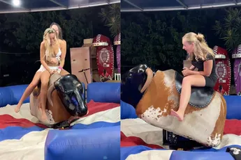 Job van het jaar: De mechanische stier op Zakynthos bedienen als er dames in rokjes opkruipen