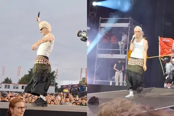Joost Klein is z’n schoen kwijt op Pukkelpop