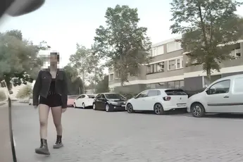 Vrouw in Vlaardingen staat er erg goed op terwijl ze Tesla bekrast