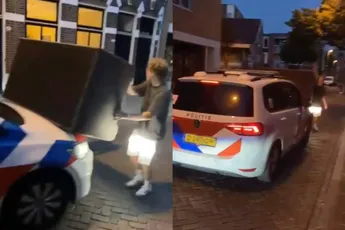 Politie is je beste vriend, ook tijdens het verhuizen van de bank