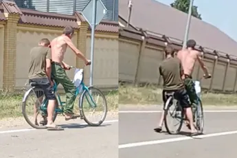 Niet frisse fietsers maken direct duidelijk waarom de helmplicht soms best een goed idee is