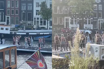 Anne-Fleur kan weer wat afstrepen van haar Amsterdam bucketlist