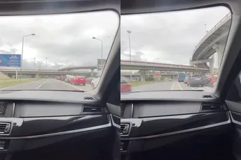 Automobilist doet gewoon niet aan files