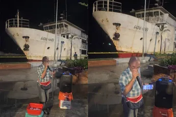 🚢 Titanic-momentje: passagiersschip in problemen, zanger zingt ‘My Heart Will Go On’