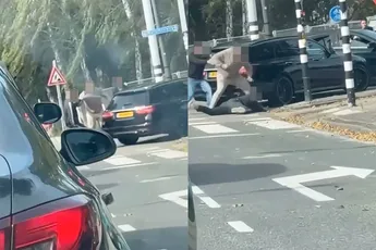 Botsing in Vlaardingen en daarna werd het keihard matten