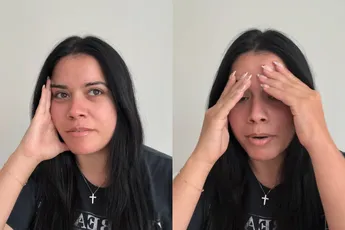 Brazilian waxer zet Meta-bril op tijdens behandeling, klant ligt er wakker van