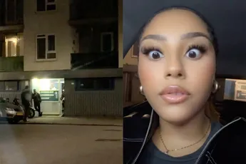 Dame doet haar terechte beklag over "mannen" die heel de dag bij een portiek hangen