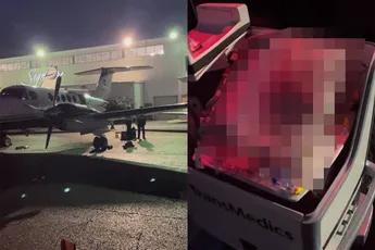 Donorhart wordt geleverd per vliegtuig, en dat gaat dus zo in z’n werk