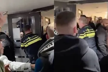 Grimmige taferelen bij gemeentehuis Uithoorn: protest tegen plannen AZC loopt uit de hand