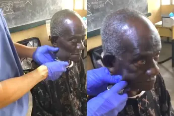 Iemand haalt gewoon verse mayonaise recht uit de bron