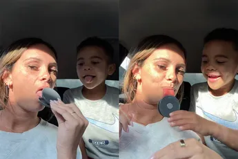 Moeder haalt keiharde grap uit en zoontje loopt waarschijnlijk een kindertrauma op