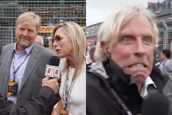 Koning Willem-Alexander kapt interview met ESPN verslaggever af omdat volkslied gaat beginnen