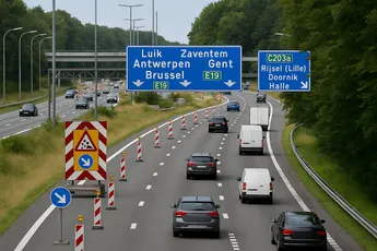 Scène als uit Narcos: lichaam gevonden achter verkeersbord op Belgische snelweg