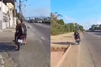 Spannende achtervolging maar ontkomen lukt niet