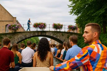 Vrouw op bootje in Brugge heeft de rest van de week hoofdpijn