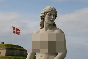 Zeemeermin met flinke koplampen zet Deense cultuurwereld op z’n kop