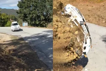 Wie schoon blijft, stond niet dichtbij genoeg tijdens rally