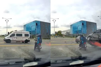 Ambulance-slipstream in Maleisië: hightech locatie, oldschool domme actie