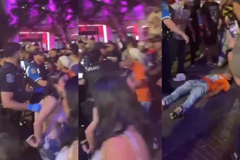 Agent in Austin deelt klap uit aan 19-jarige tijdens opstootje op 6th Street