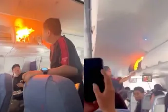 Veel te spannend op 10 km hoogte: brand breekt uit in bagagebak tijdens Air China-vlucht