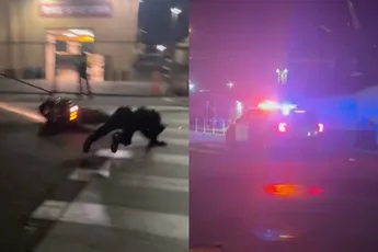 Motorrijder met politie op z’n hielen lijkt na klapper wel klaar te zijn, maar niets bleek minder waar