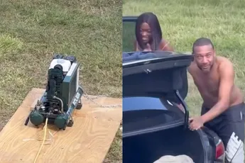 Compressor jatten verliep geheel niet volgens plan, maar wel vermakelijk