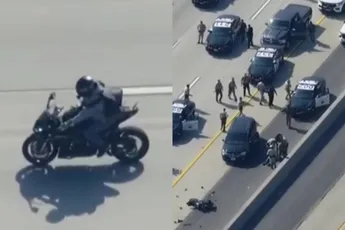 Motoragent vermoord, achtervolging met 240 km/u en een crash die je wel aan zag komen