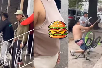 Chaos-video vanuit Amerika tussen Latino’s en dan ook nog eens kwarktassen die aandacht trekken