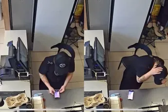 Dronken idioot opent vuur op dame in shoarmatent