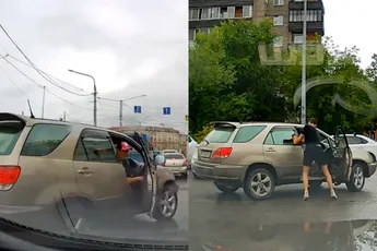 Begin je een verkeersruzie, blijkt je tegenstander wel echt te kunnen vechten