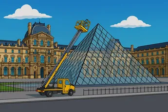 💎 Bedrijf dat verhuislift uitleende aan dieven van het Louvre maakt er zelf een grap van