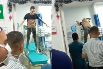 Duivelse taferelen in ziekenhuis: ‘bezeten’ man klimt tegen muren op 😱👹