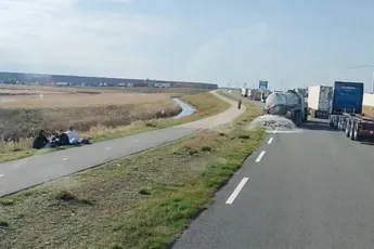 Hoppa! Protesten op de Maasvlakte kun je heel makkelijk met giertank oplossen