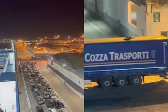 Illegaal meereizen met de vrachtwagen, maar geen zin om moeite te doen