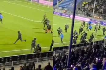 Rellen bij FC Den Bosch – ADO Den Haag: vuurwerk, veldbestorming en totale chaos