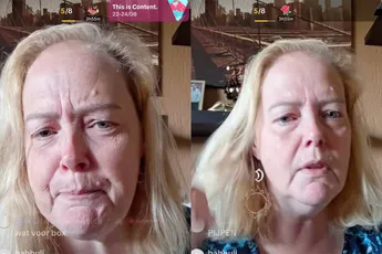 TikTok-oma laat zich duidelijk niet kisten