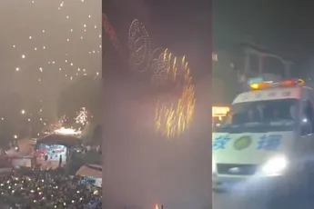 Drone- en vuurwerkshow in Liuyang liep niet helemaal volgens plan