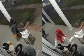 Halloween-aso’s uit New Orleans betrapt tijdens stelen van snoep en pompoenen