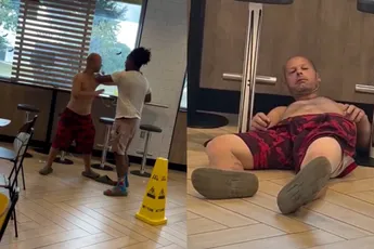 Nog geen twintig procent kracht en die gast gaat meteen tegen de Mc-Vlakte