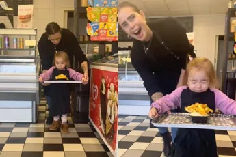 Lekker hoor! Twee keer “extra saus” op een patatje